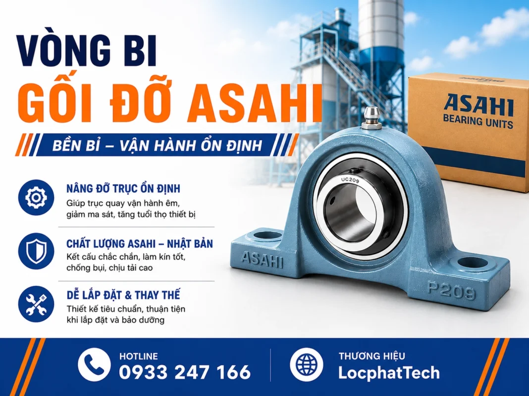 Vòng bi gối đỡ Asahi